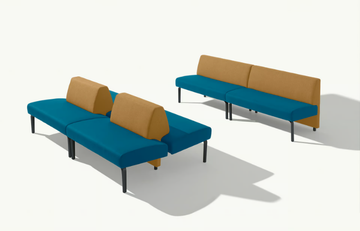 AMBIT 1060 - Fabric bench seating with back by Et al. - view 3